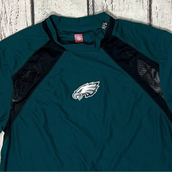 Philadelphia Eagles NFL Football Sports Athletic Long Sleeve Top Shirt - Picture 2 of 6